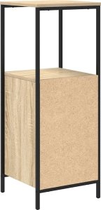 vidaXL Szafka łazienkowa z półkami, dąb sonoma, 36x35x95 cm 8