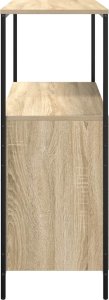 vidaXL Szafka łazienkowa z półkami, dąb sonoma, 76,5x35x95 cm 7