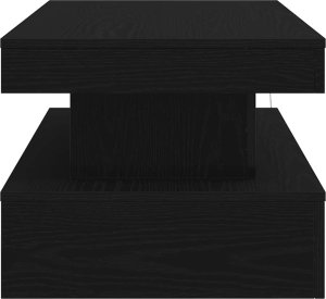 vidaXL Stolik kawowy z oświetleniem LED, czarny dąb, 90x50x40 cm (862256) 7