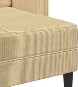 vidaXL Sofa 2-osobowa z szezlongiem w kształcie litery L Jasnozielony 8