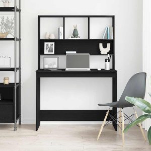 Biurko vidaXL Czarne 102 cm x 45 cm 3