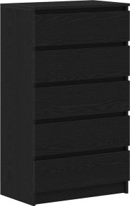 vidaXL Komoda, czarny dąb, 60x36x103 cm 2