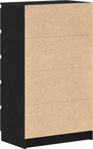 vidaXL Komoda, czarny dąb, 60x36x103 cm 8