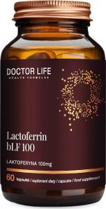 Doctor Life Lactoferrin bLF100 Laktoferyna 100mg suplement diety 60 kapsułek 1