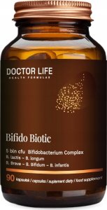Doctor Life Bifido Biotic wsparcie mikrobioty jelitowej suplement diety 90 kapsułek 1