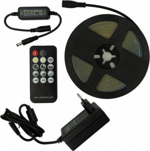 Taśma Led Cob Ze Sterownikiem Rf Zasilacz 24V 4000K Ip20 5M Ec20812 Eco Light 1