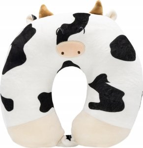 ECONOMY PODUSZKA POD SZYJĘ 2 W 1, UROCZA KROWA W KSZTAŁCIE LITERY U PLUSZAK 2