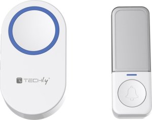 Dzwonek kinetyczny Techly zestaw nadajnik i odbiornik, IP56, 180m 4