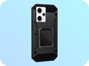 Hello Case Etui Pancerne do Redmi Note 12 Pro Plus (Czarne, Plecki, Armor, Ring, Case) 2