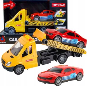 Auto Transporter Pomoc Drogowa Samochód Laweta Napęd Światła Dźwięki Hak 1