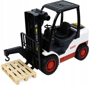 Wózek Widłowy Dla Dzieci Pojazd Światło Dźwięki Hak Auto Widłak + Paleta 5