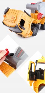 Duży Samochód Dla Dzieci Betonowóz Betoniarka Napęd Dźwięk Światło Gruszka 11