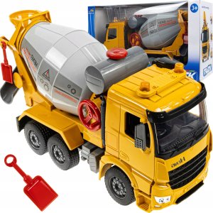 Duży Samochód Dla Dzieci Betonowóz Betoniarka Napęd Dźwięk Światło Gruszka 12
