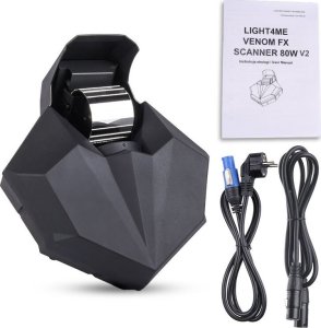 LIGHT4ME VENOM FX SCANNER 80W V2 efekt świetlny LED oświetlenie dyskotekowe klubowe 6