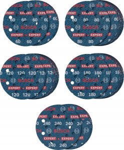 Bosch FOLIA ŚCIERNA EXPERT O780,125,SET,55PC 2