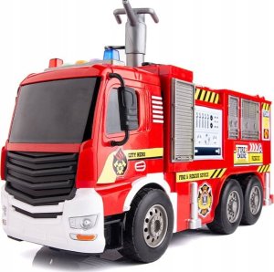 Wóz Strażacki Na Wodę Straż Pożarna Dźwięki I Światła +4 Pojazdy Ratownicze 9