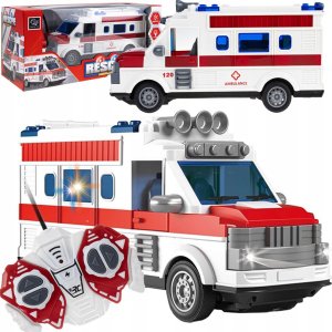 Karetka Ambulans Dla Dzieci Auto Rc Otwierane Drzwi Pogotowie Napęd + Pilot 11