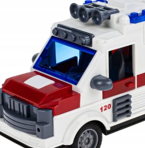 Karetka Ambulans Dla Dzieci Auto Rc Otwierane Drzwi Pogotowie Napęd + Pilot 8