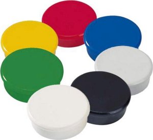 Dahle 95532-21393, Board magnet, Multicolour, 7 mm, 10 pc(s) 2