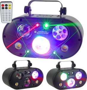 LIGHT4ME ULTRABOX 1 multiefekt świetlny LED RGBA 6w1 efekt gobo magic ball water wave 1