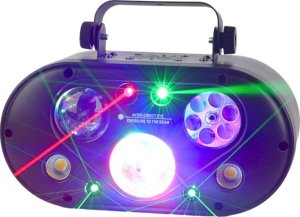 LIGHT4ME ULTRABOX 1 multiefekt świetlny LED RGBA 6w1 efekt gobo magic ball water wave 4
