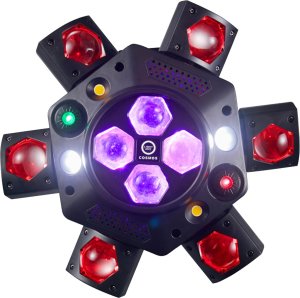 LIGHT4ME COSMOS multiefekt świetlny LED RGBWA 6w1 efekt beam Bee Eye 2x laser stroboskop 3