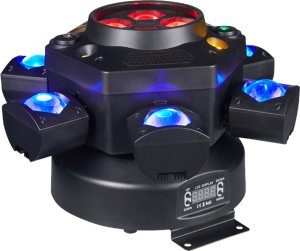 LIGHT4ME COSMOS multiefekt świetlny LED RGBWA 6w1 efekt beam Bee Eye 2x laser stroboskop 4