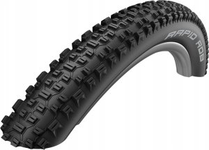 Padanga 27.5" Schwalbe Rapid Rob HS 425, Active Wired 57-584 / 27.5x2.25 Baltas Stripes 3