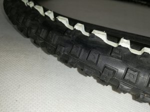 Padanga 27.5" Schwalbe Rapid Rob HS 425, Active Wired 57-584 / 27.5x2.25 Baltas Stripes 6