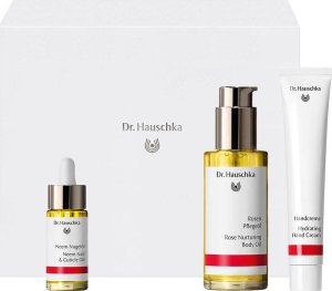 Dr. Hauschka Beautiful Body zestaw krem do rąk 50ml + olejek do ciała 75ml + olejek do paznokci 18ml 1