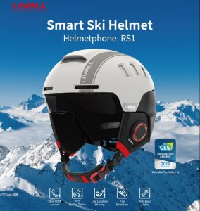 Kask Livall RS1 Yeti Narciarski z Audio Bluetooth PTT Intercom SOS 57-62cm 6