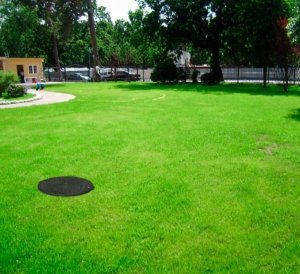 POKRYWA SZAMBA 60CM SZARY WŁAZ STUDNI 1,5T+ZAMEK 6