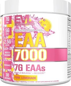 EVLution Nutrition - Aminokwasy, EAA 7000, Pink Lemonade, Proszek 309g 1