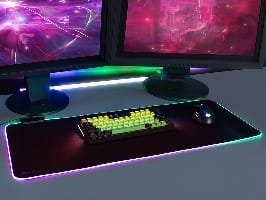 Podkładka pod klawiaturę i mysz TRACER GAMEZONE Maxi RGB (80/30/0,4) 6