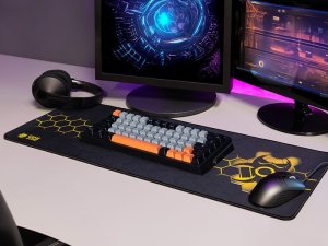 Podkładka pod klawiaturę i mysz TRACER GAMEZONE Hexy2 (80/30/0,4) 8