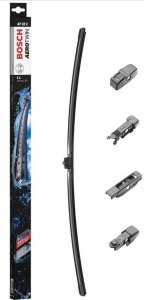 Car wiper without frame BOSCH, 700 mm, 4 mounting adapters 7