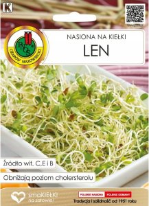 Nasiona na kiełki Len 10g o orzechowym smaku 1