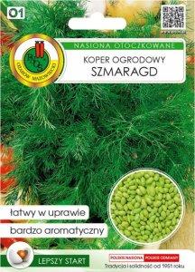 Koper ogrodowy Szmaragd 300 nasion wczesna odmiana 1