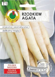 Rzodkiew Agata nasiona na taśmie 6m aromatyczna, soczysta 1