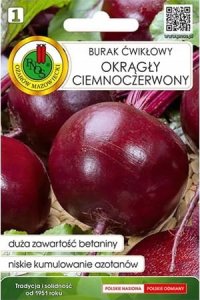 Burak ćwikłowy okrągły ciemnoczerwony 5g Plenny 1