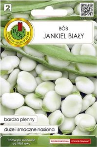 Bób Jankiel biały nasiona 30 g duży plon i wyjątkowy smak 1