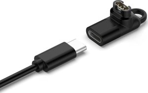 Adapter USB-C Beline do ładowania         zegarków Garmin czarny 3