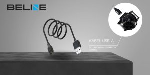 Kabel USB Beline USB-A - Uniwersalne 1 m Wielokolorowy (Beli03745) 3