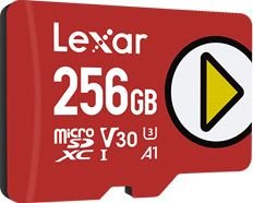 Karta Lexar PLAY MicroSDXC 256 GB Class 10 UHS-I/U1 A1 V30 (LMSPLAY256G-BNSNG) 2