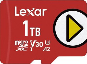 Karta Lexar PLAY MicroSDXC 1 TB Class 10 UHS-I/U1 A2 V30 (LMSPLAY001T-BNSNG) 1