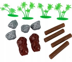 Figurki Zwierzęta Zoo Zwierzątka Zestaw Figurek Dzikie Safari Kuferek 58 El 4