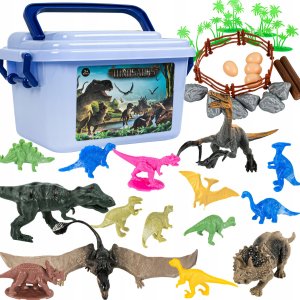 Dinozaury Duży Zestaw Figurek Dla Dzieci Dinozaur Park Figurki + Organizer 1