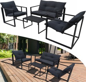 Mozos Lounge-Set Zestaw mebli wypoczynkowych dla 4 osób 8