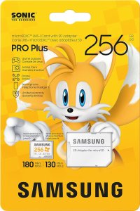 Karta Samsung  Pro Plus Sonic The Hedgehog MicroSDXC 256 GB Class 10 UHS-I/U3 A2 V30 (MB-MD256SA/LC1) 3