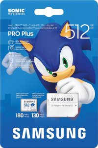 Karta Samsung  Pro Plus Sonic The Hedgehog MicroSDXC 512 GB Class 10 UHS-I/U3 A2 V30 (MB-MD512SA/LC1) 3